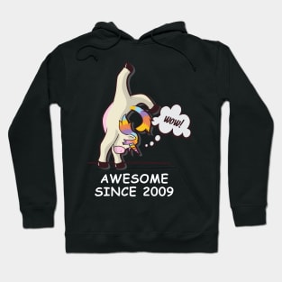 Kids Birthday Shirt | Unicorn Handstand Gift Contortionist Hoodie